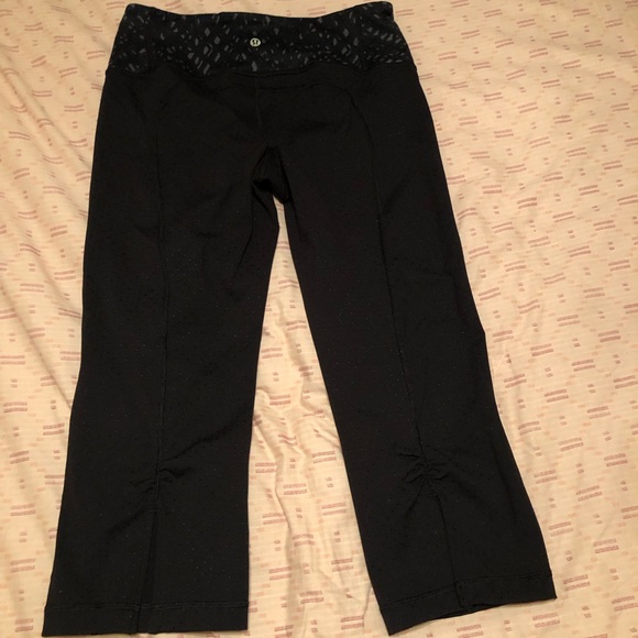 lululemon athletica Pants - Super Flattering Flared Lululemon Reversible Crops